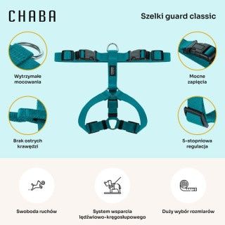 Szelki GUARD Clasic  - MORSKIE rozm L