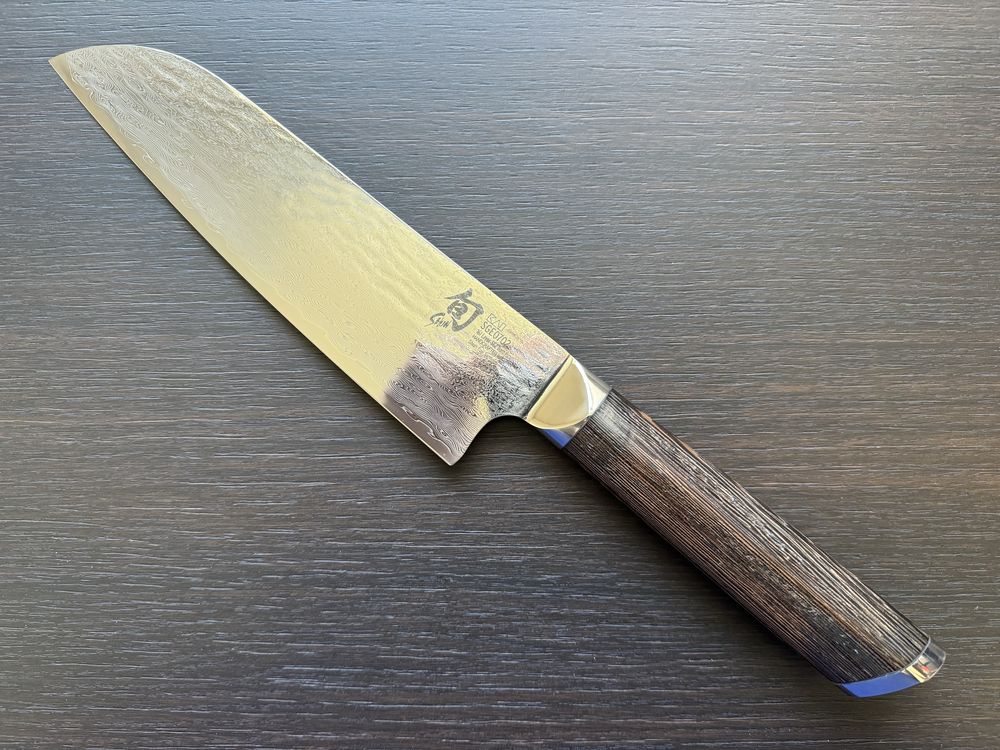 Японський професійний кухонний ніж сантоку Shun Fuji