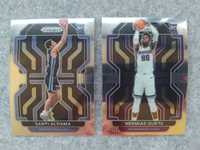 2 karty NBA Rookie 2021-22 Panini Prizm Santi Aldama i Neemias Queta