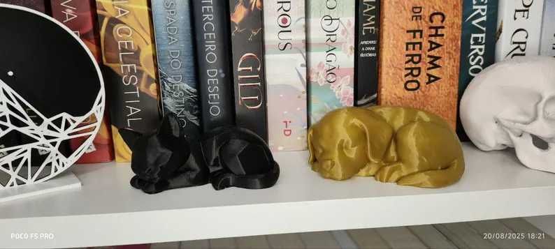 Miniaturas em 3D Cão / Gato - Decoração em PLA
