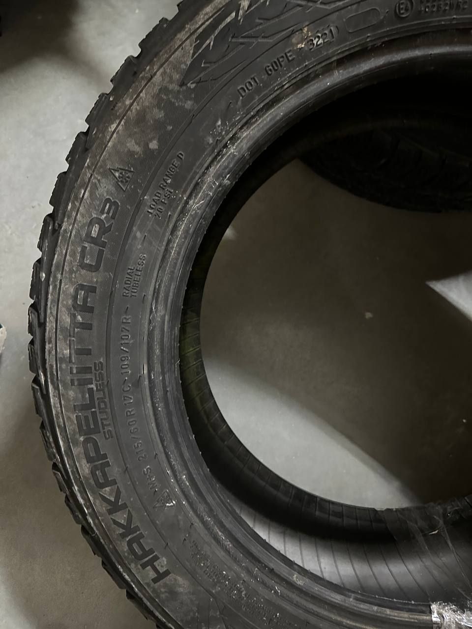 Зимові шини Nokian Hakkapeliitta CR3 215/60 R17C 109/107R