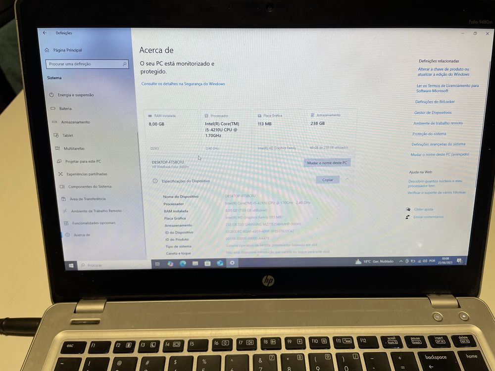 Computador portatil hp elitebook
