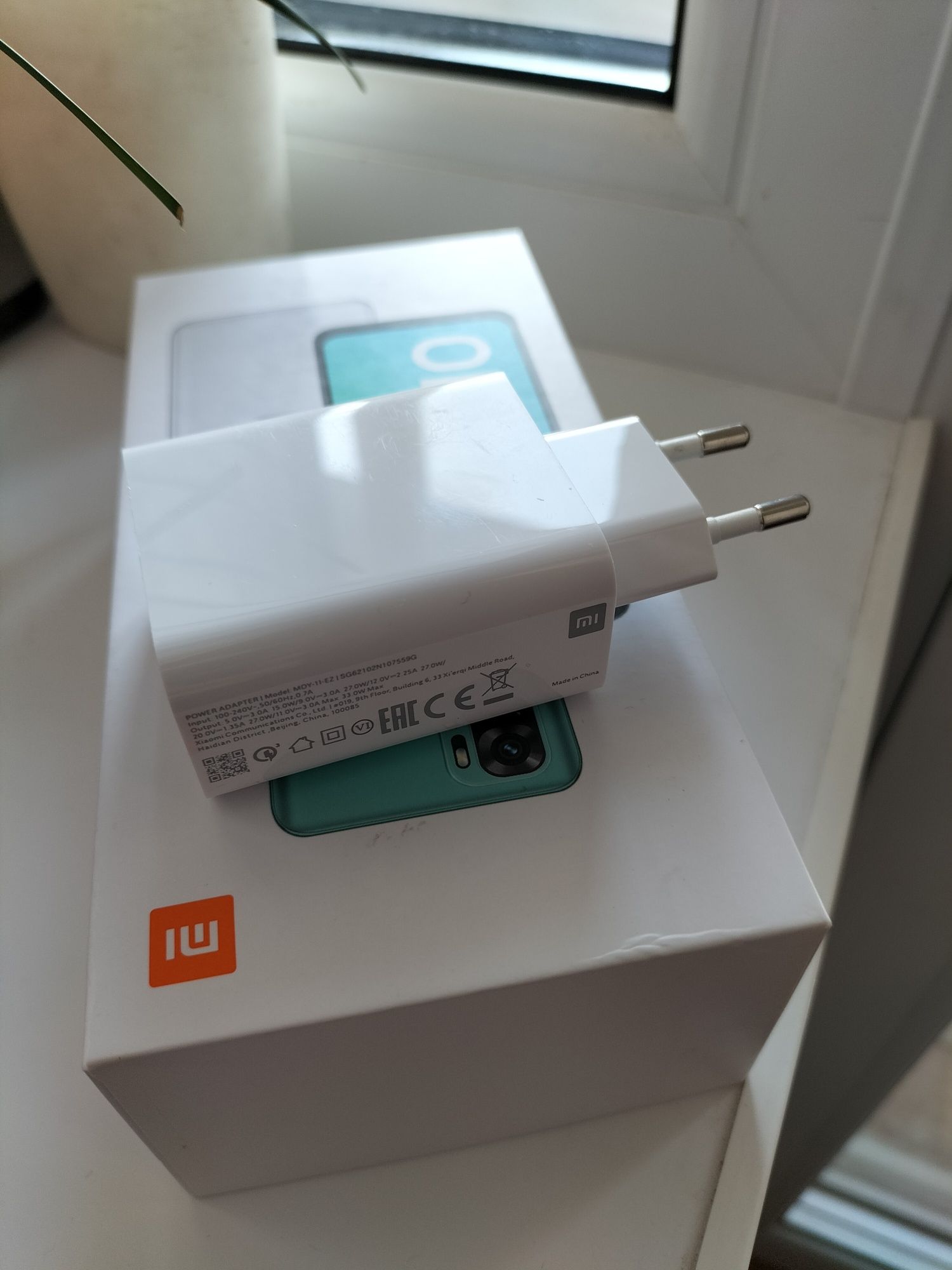 Новый адаптер Xiaomi 27w зарядка