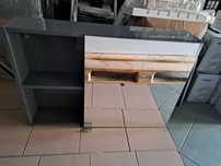 Szafka lustrzana wisząca 80cm szara - 300 zł