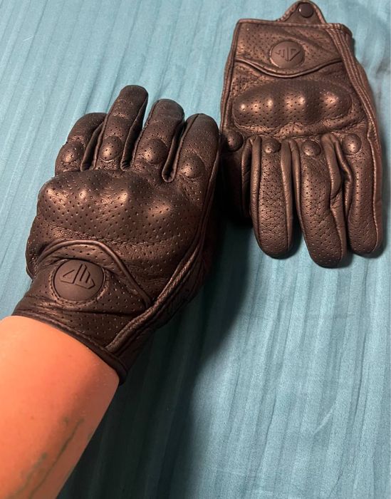 Шкіряні мото рукавиці MD
