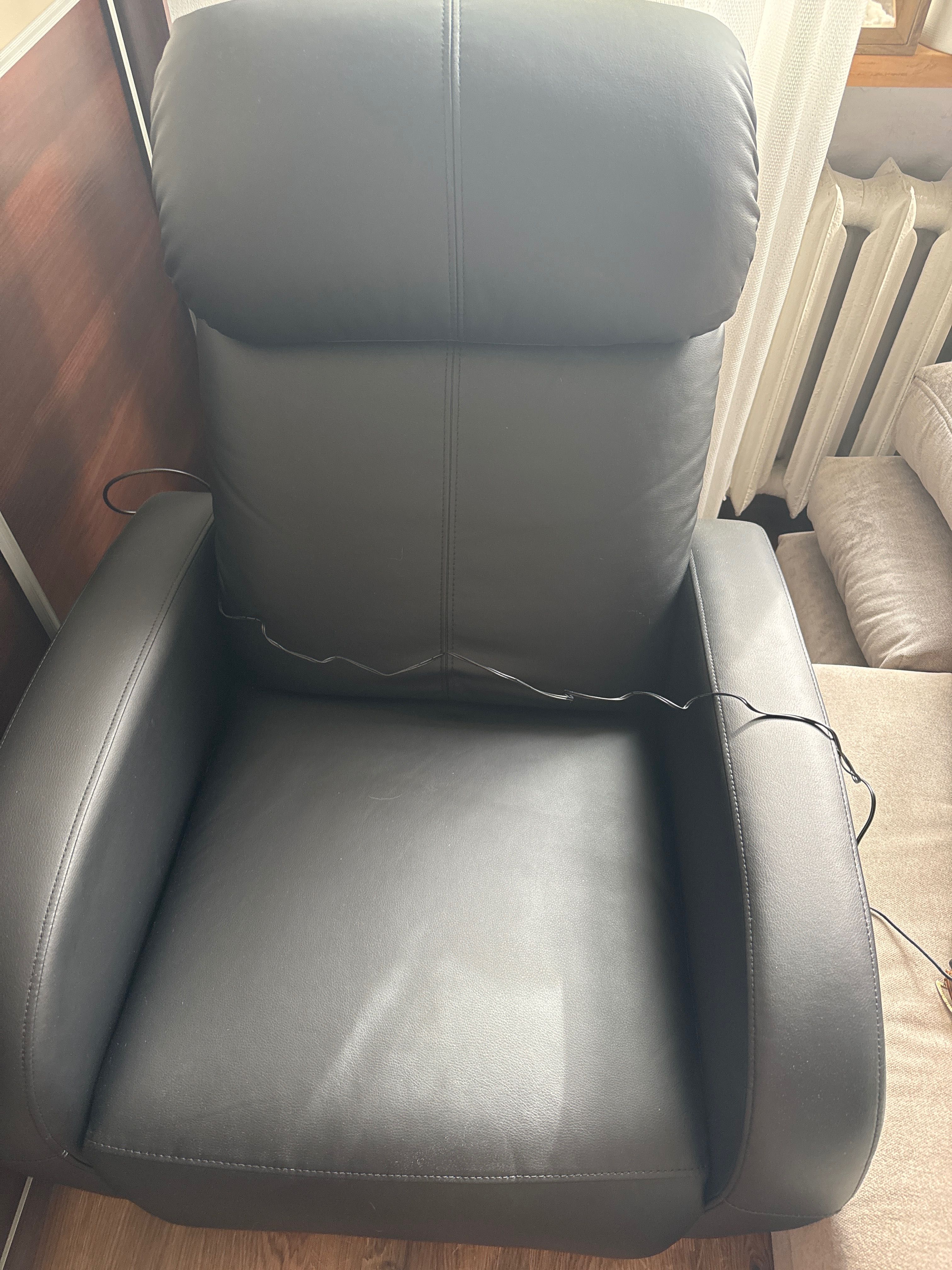 Fotel masujący  czarny