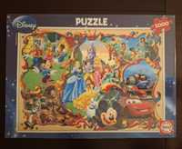 Puzzle de 1000 Peças com Figuras da Disney 'Novo Selado com  Película'