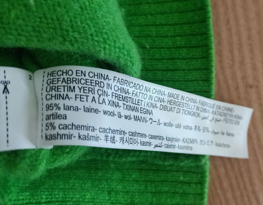 Wełniany damski sweter Massimo Dutti XS wełna