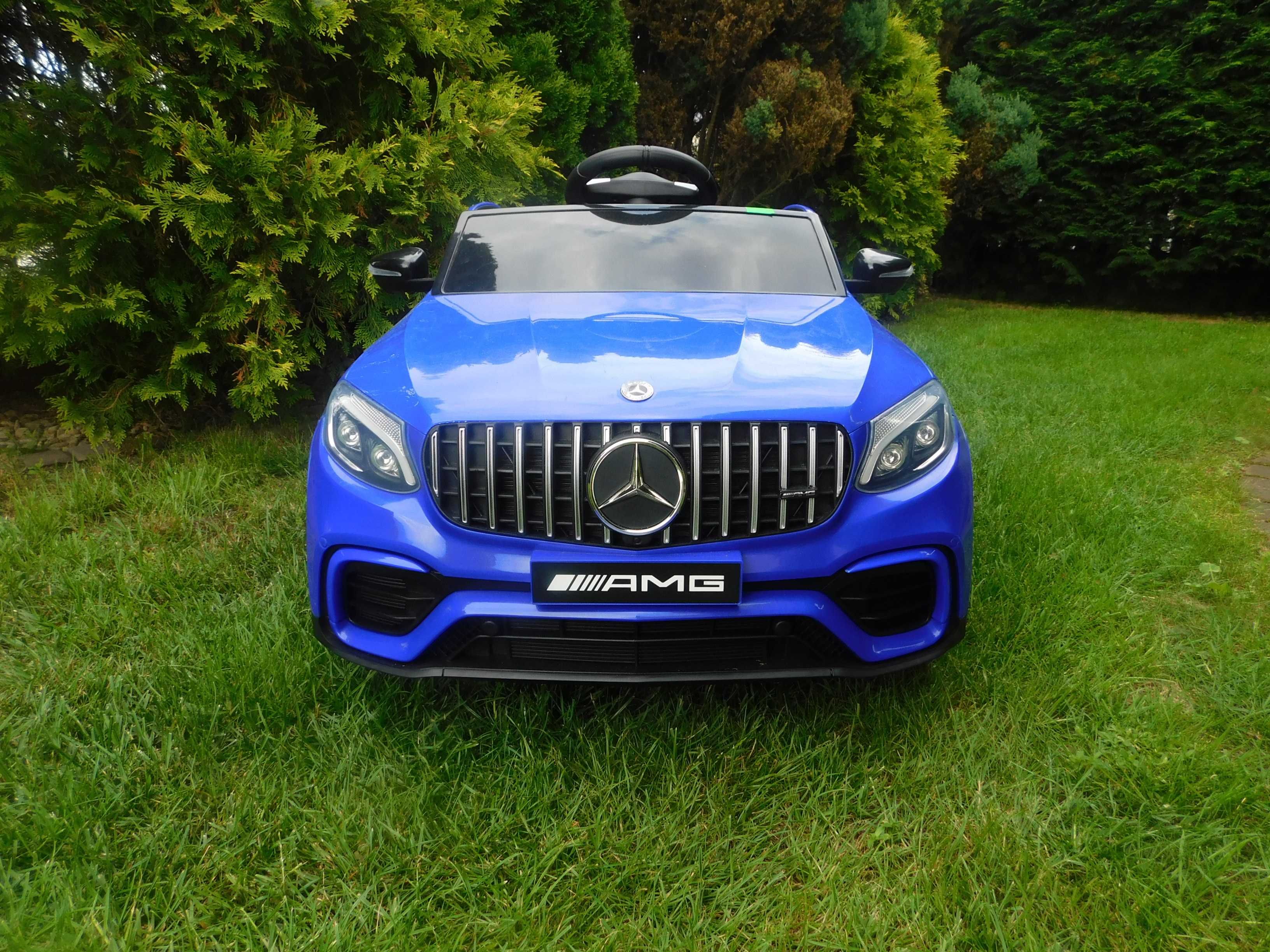 Samochód auto na akumulator Mercedes GLC 63S Pilot Skóra panel MP3