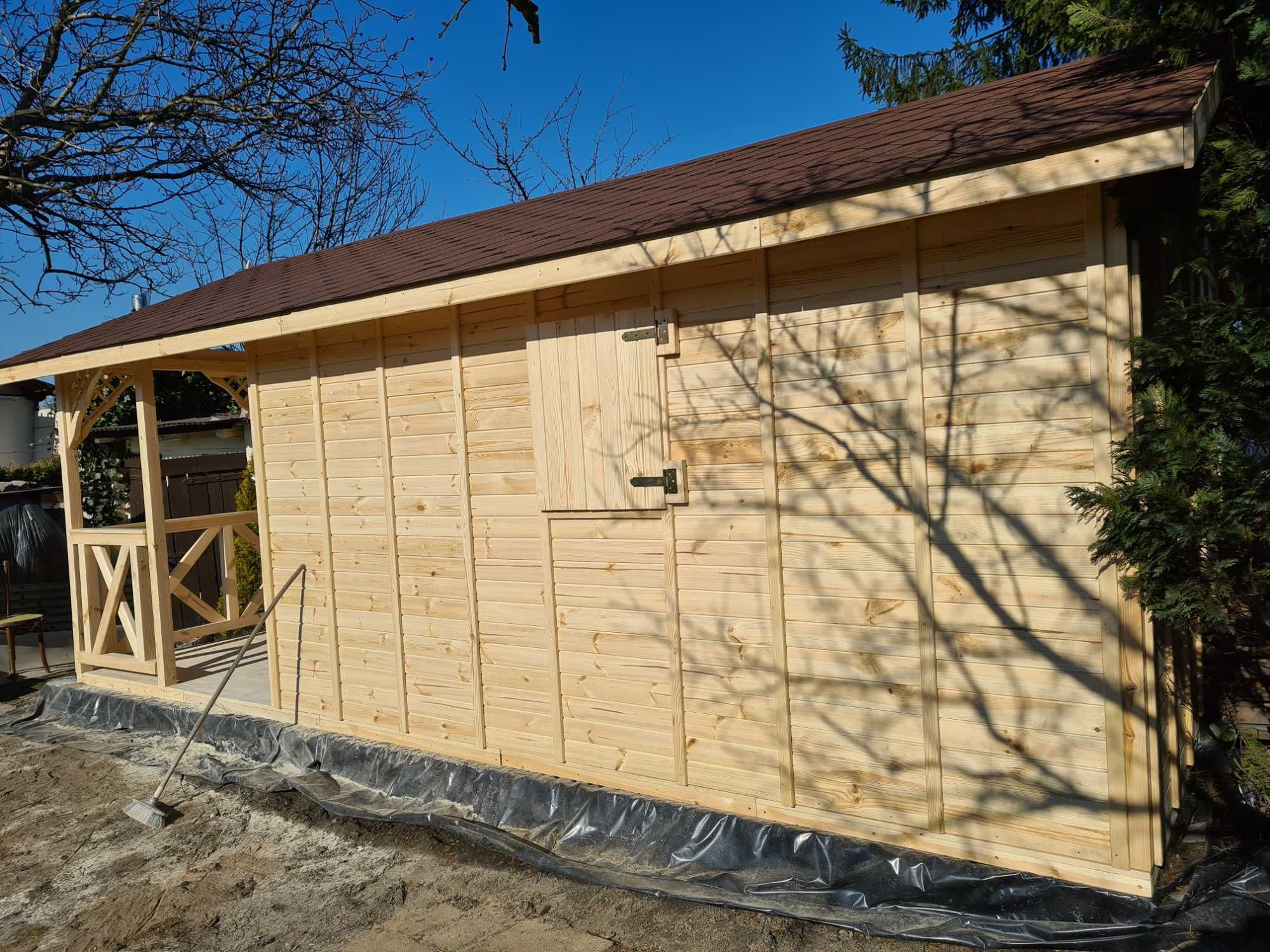 Domek letniskowy 6x3 ogrodowy altana pergola ROD