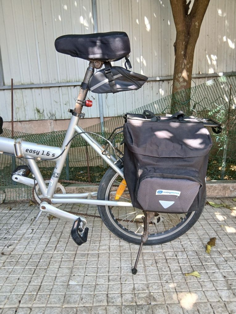 Bicicleta dobravel com extras