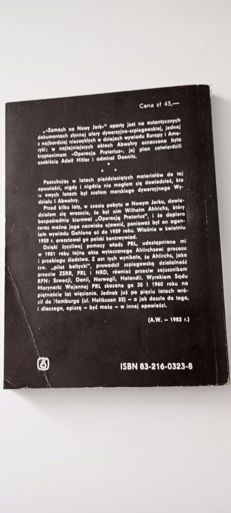 Zamach na Nowy Jork Andrzej Wydrzyński