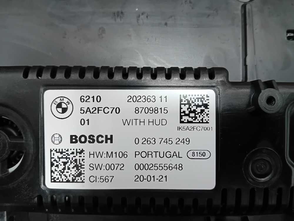 Licznik zegar With Hud BMW Seria: X3 G01, Seria: X4 G02  nr mag. 1/108