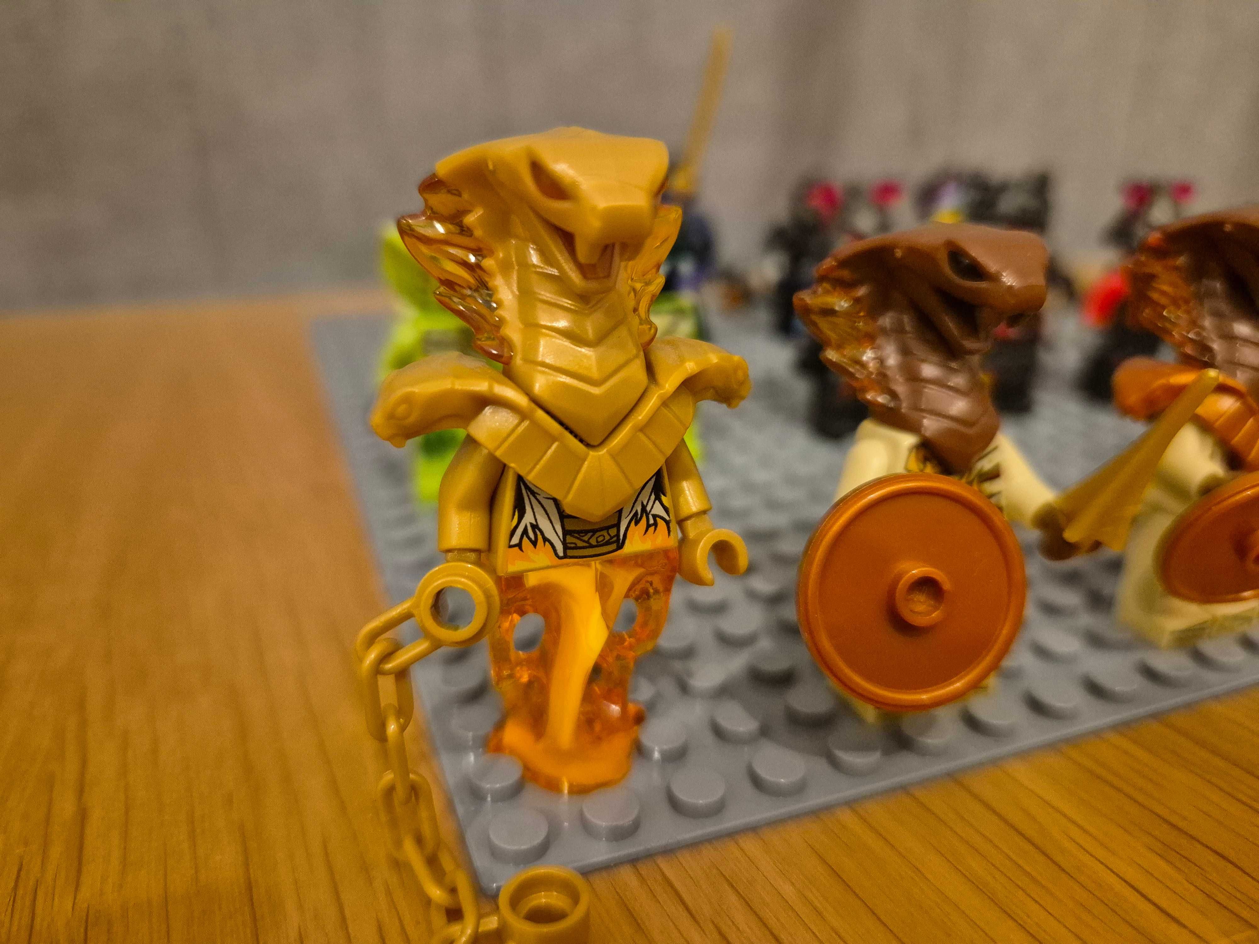 LEGO Ninjago figurki zestaw Pythor Aspheera Pyro Tannin Skulkin Spitta