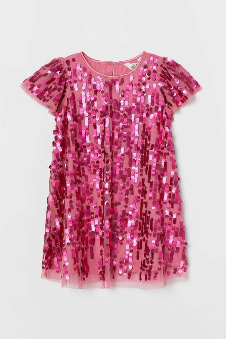 Дитяча сукня H&M Sequined Tulle Dress арт.934249 001 55 3 7613