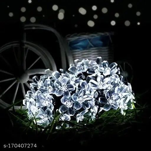 Гирлянда 9.5м 50 Led на солнечной панели сакура