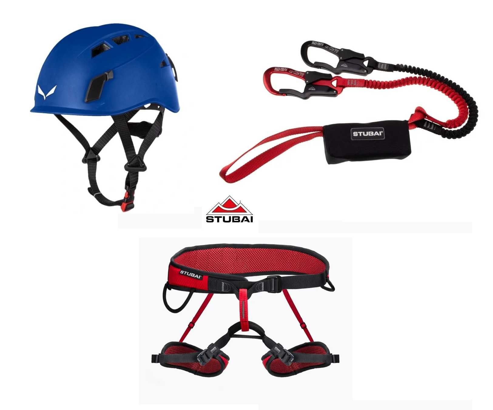Via Ferrata Sprzęt wynajem zestaw wspinaczkowy lonża Uprząż Kask 5 SZT