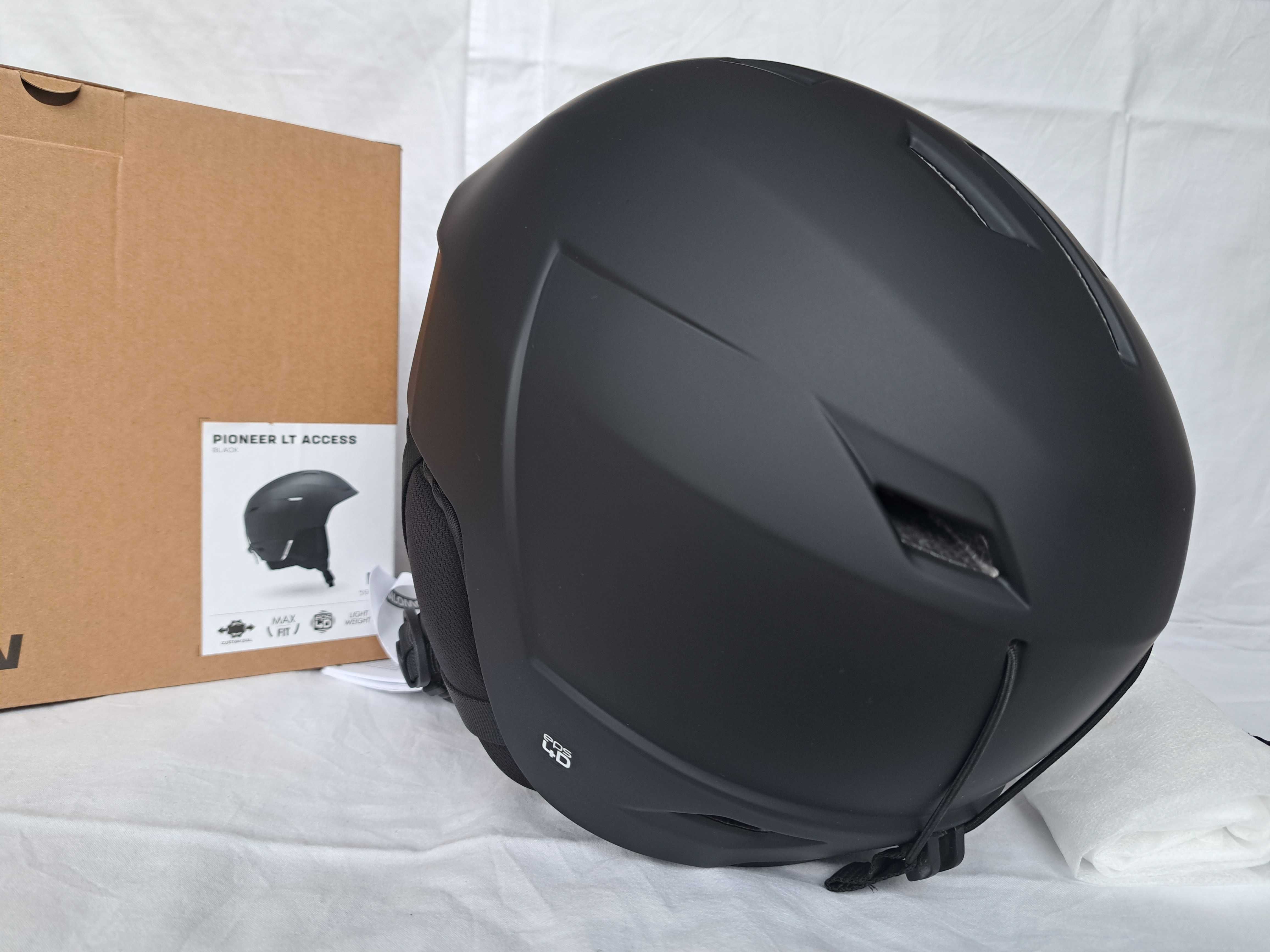 Kask narciarski Salomon Pioneer LT Access Black L 59-62cm