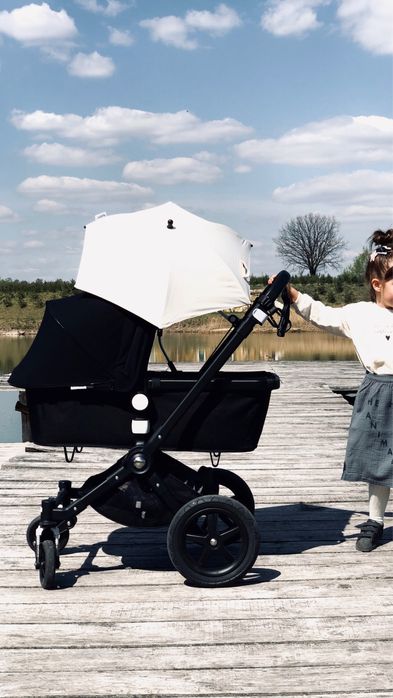 Wózek Bugaboo Cameleon 3 black 2w1+new czarna budka+full akcesoria