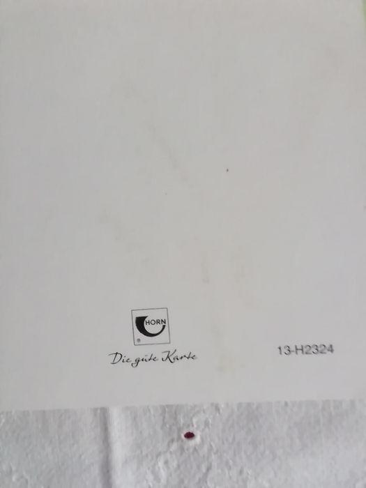 Postal de Páscoa, alemão