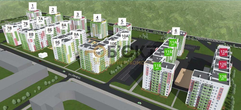 Продам 1 к.кв 48 м2, ЖК Мира-3. м. Индустриальная.