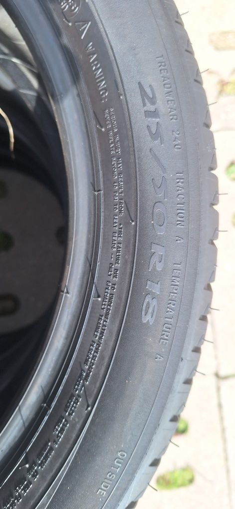 Opony letnie 215x50x18 Michelin
