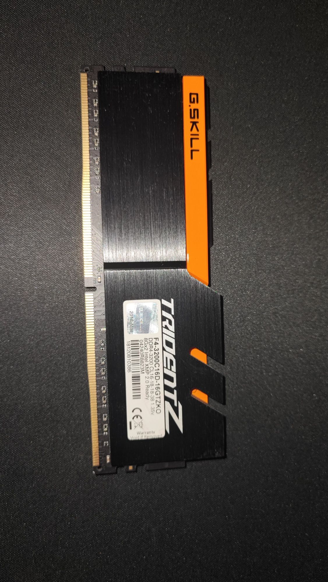 2 set (2x8Gb)  3200MHz
