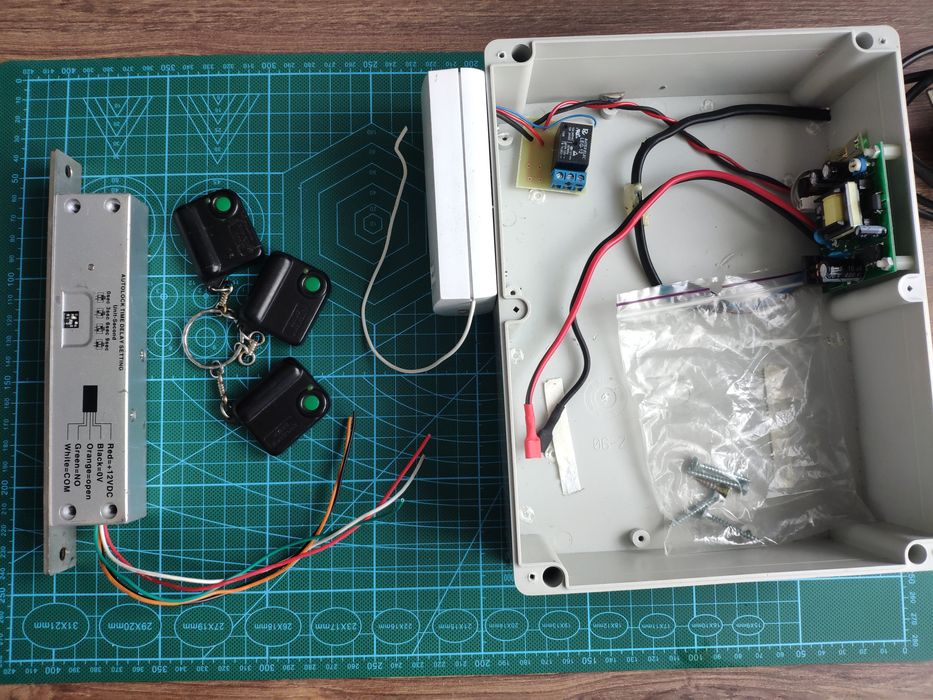 замок YB-500 + контролер U1HS (UMB-100HS) Elmes Electronic + UPS 12V