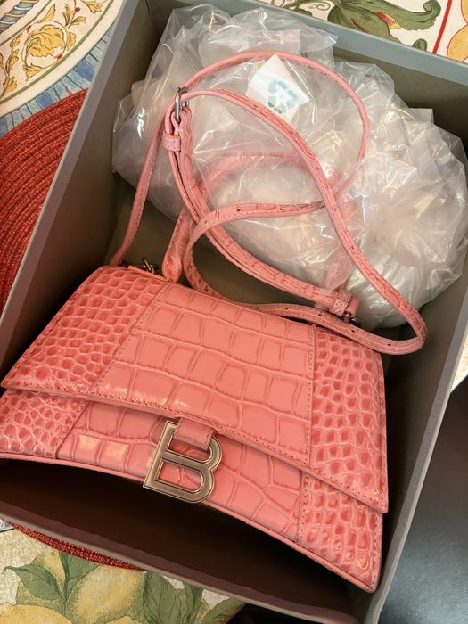 Torebka Balenciaga rózowa kopertowa