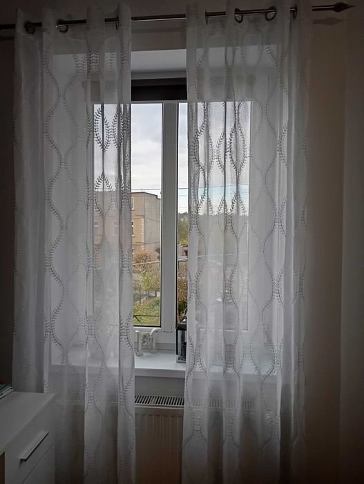 Firana 4 sztuki przelotki