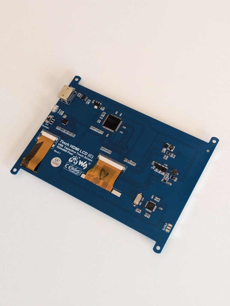 Ekran dotykowy pojemnościowy Waveshare 7" 1024x600 IPS HDMI Raspberry