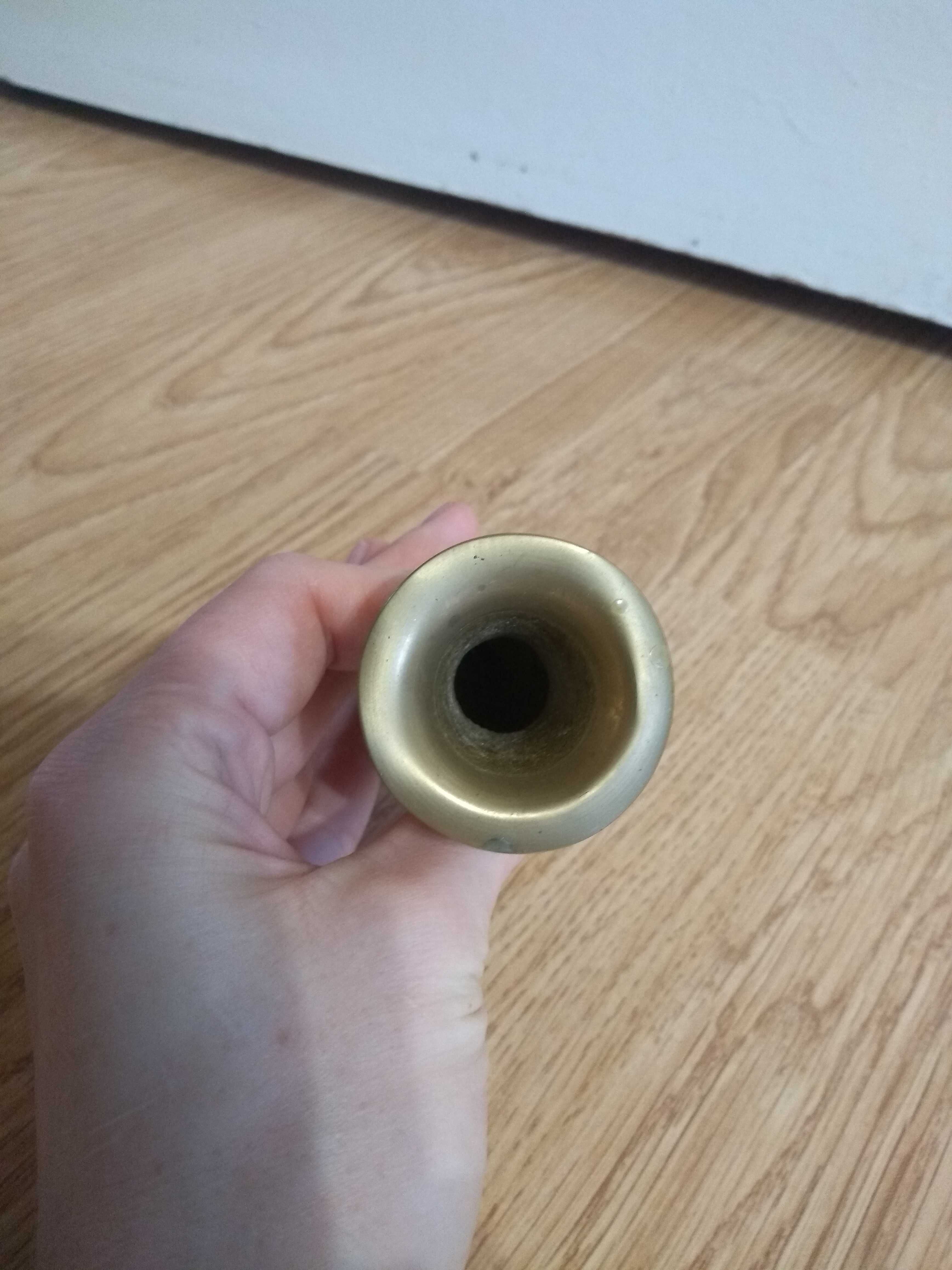 Wazonik z mosiądzu ok. 10 cm