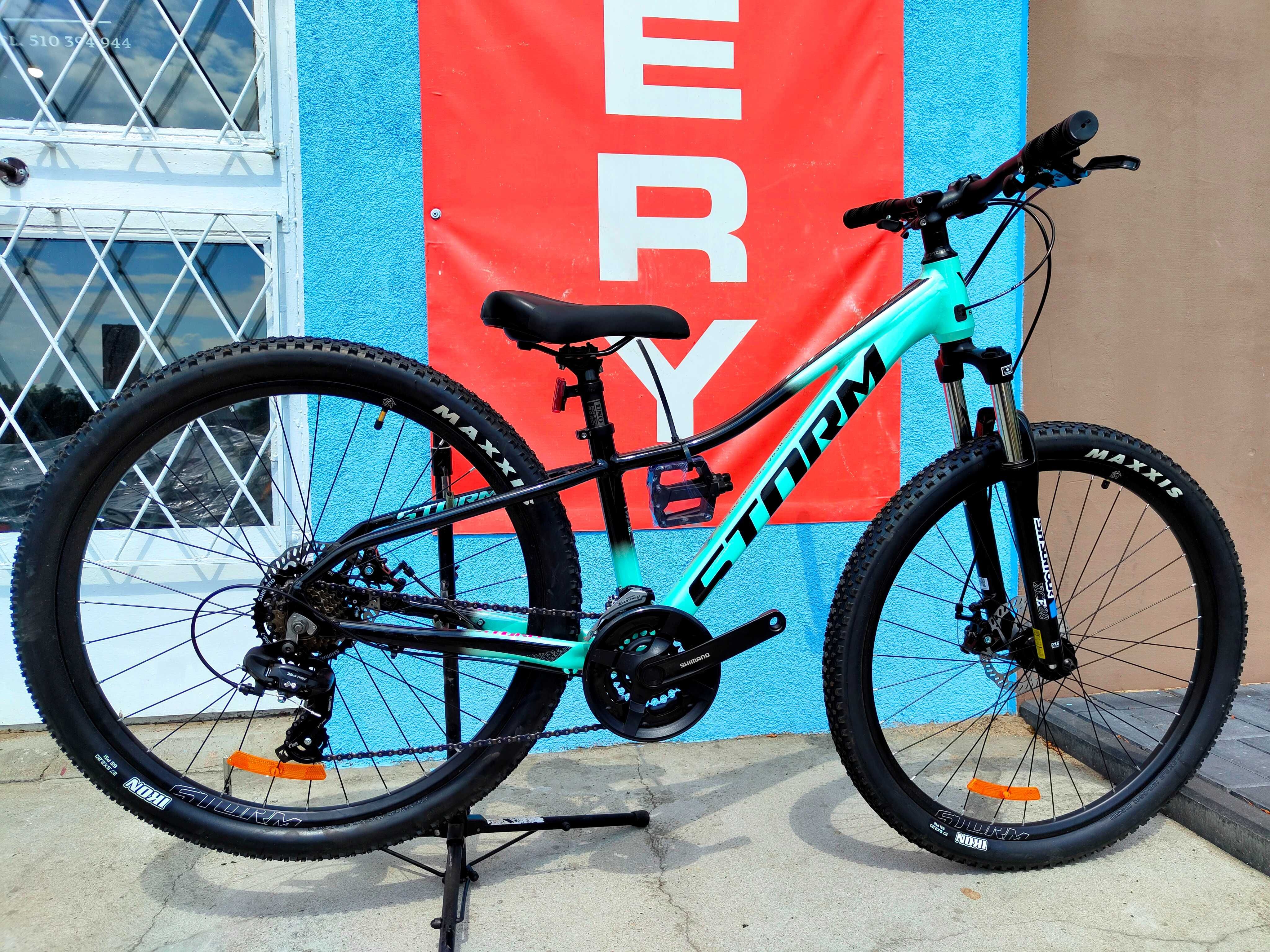 NOWY STORM SHARK 1.0 LADY 2025r R. 13" *Koła 27,5* Hydraulika Shimano!