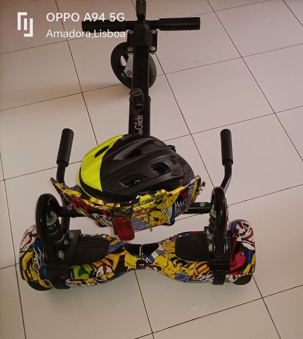 Hoverboard+kart como novo