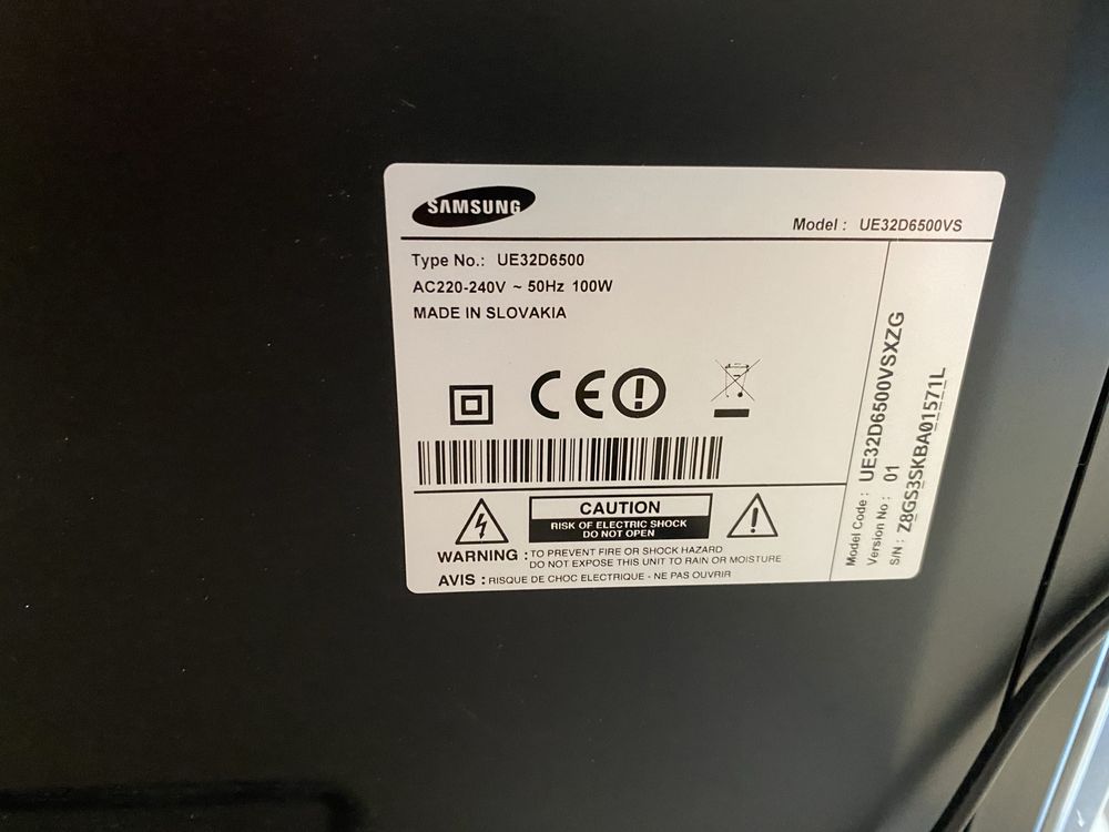 Телевізор SMART Samsung 32 дюйми UE32D6500 WI FI 3D