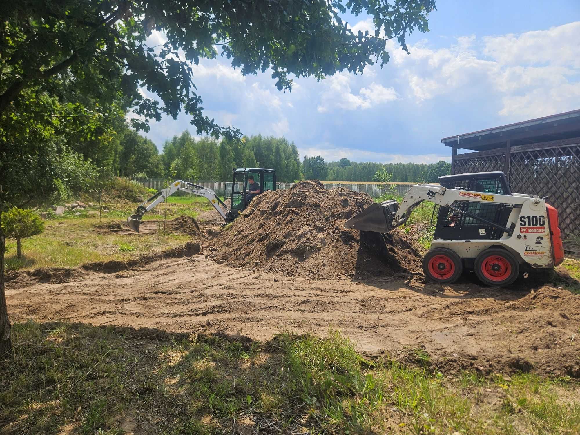 Mini koparka 2 ton wypożyczalnia wynajem bez operatora dowozimy BOBCAT