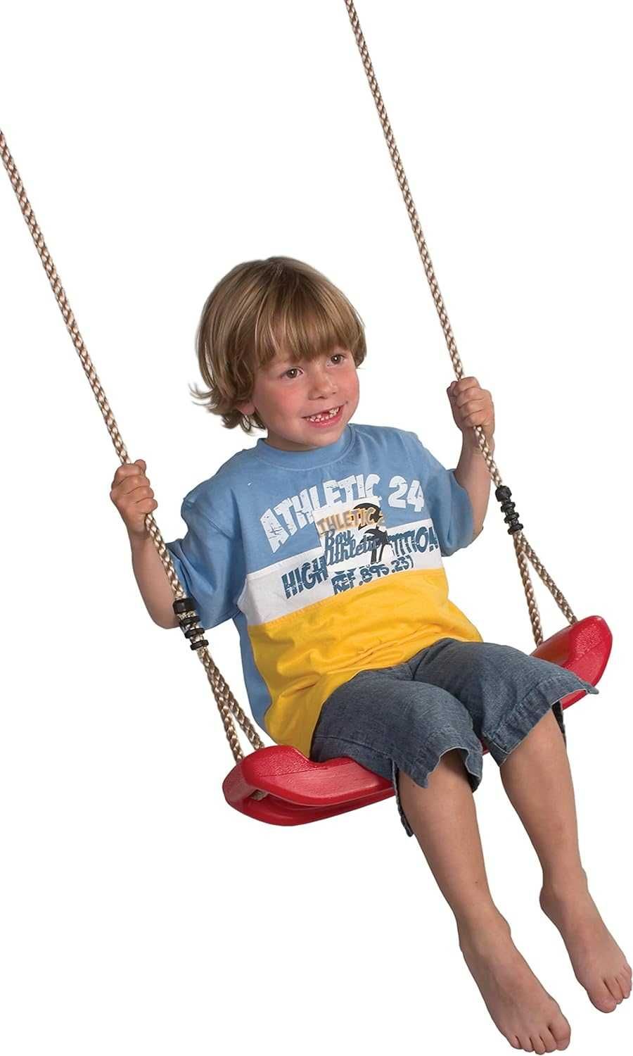 siedzisko plastikowe na linach huśtawka dla dzieci do ogrodu plac zaba