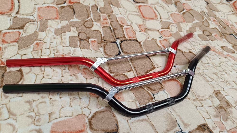 Кермо на мотоцикл з перекладиною 22мм руль на мото 70см alfa spark