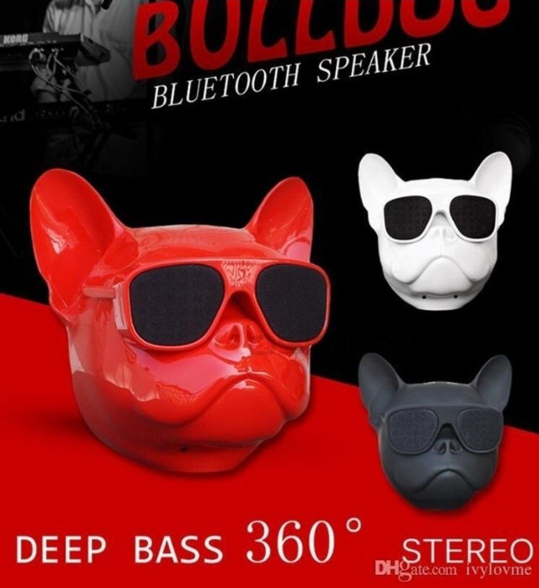 Buldog Głośnik Bluetooth Głowa Psa Buldog francuski AeroBull radio usb