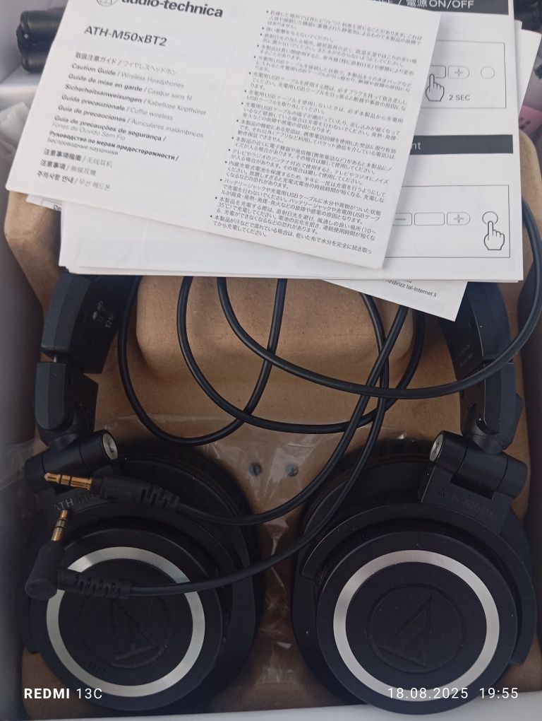 Słuchawki Audio Technika Ath-m50
