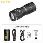 Latarka EDC Sofirn SC13A 1300 lm USB C + akumulator ANDURIL 2