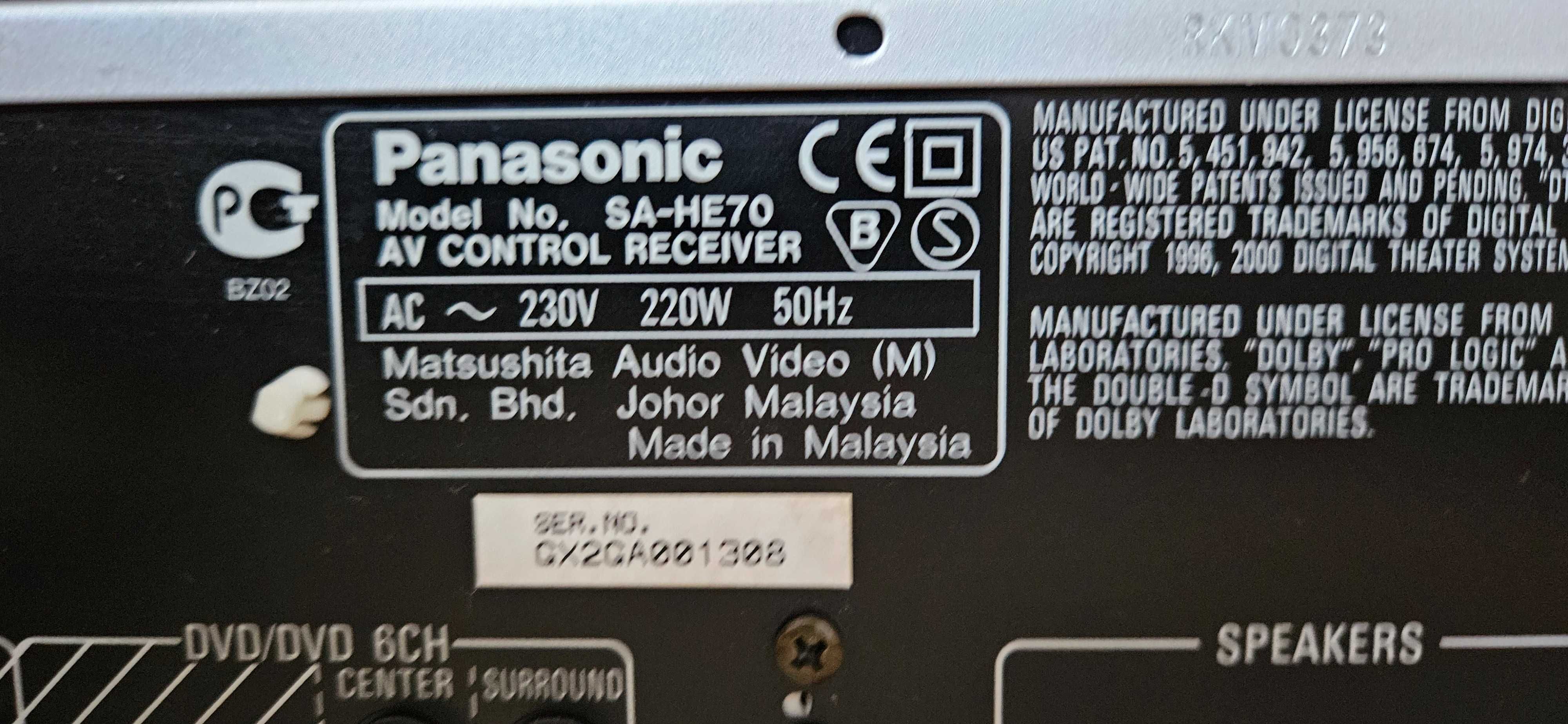 Aplituner Panasonic + kolumny STX