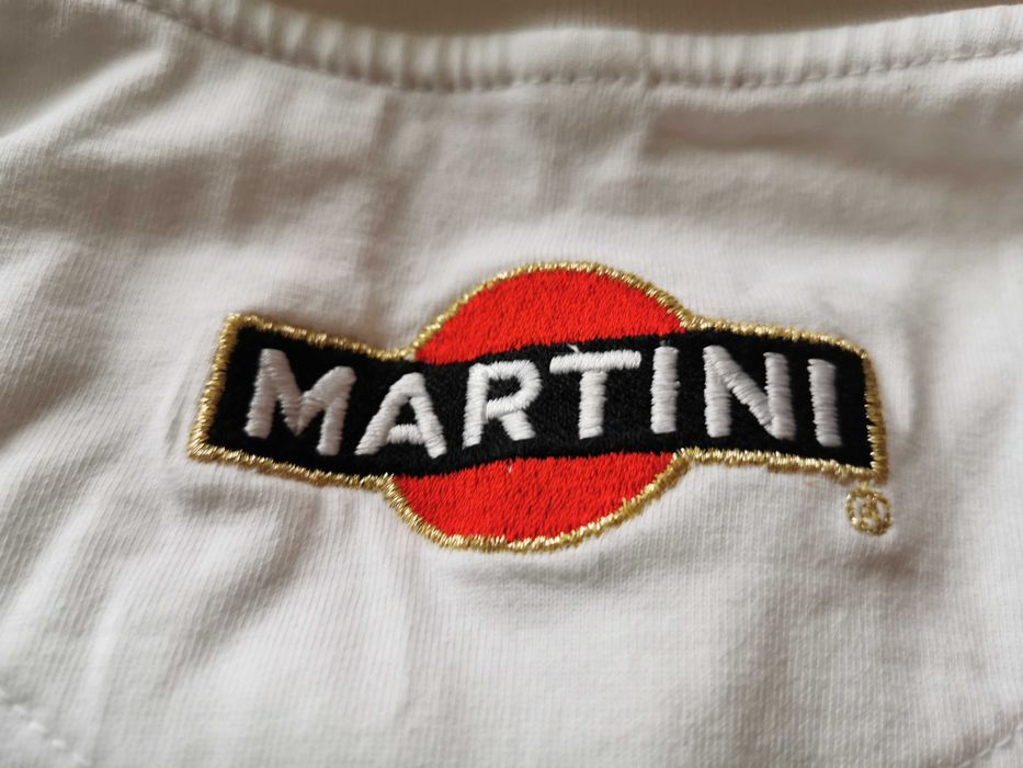 oryginalna biała koszulka polo Martini r. M