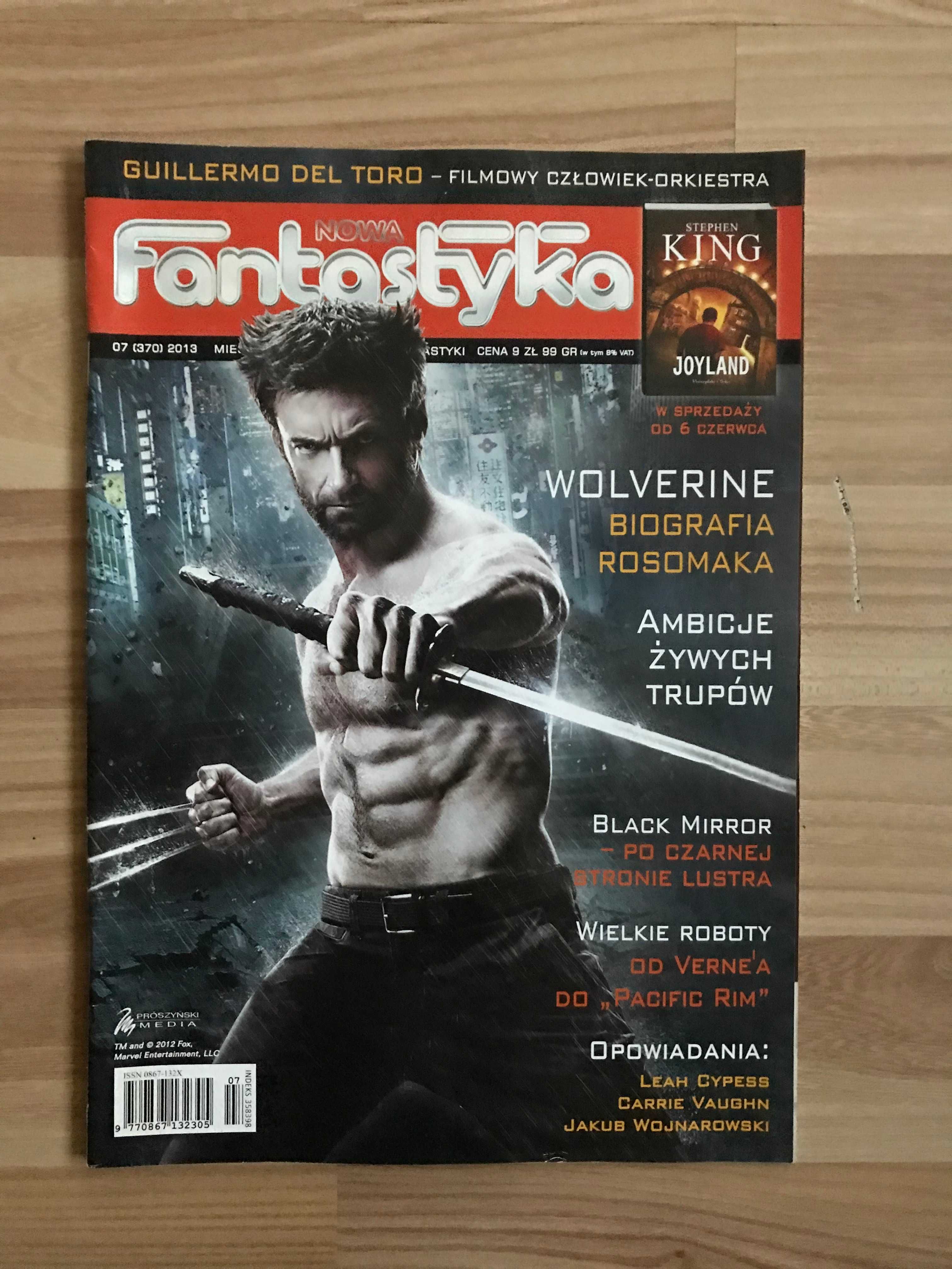 Nowa Fantastyka 7 (370) 2013  Wolverine Walking Dead Black Mirror