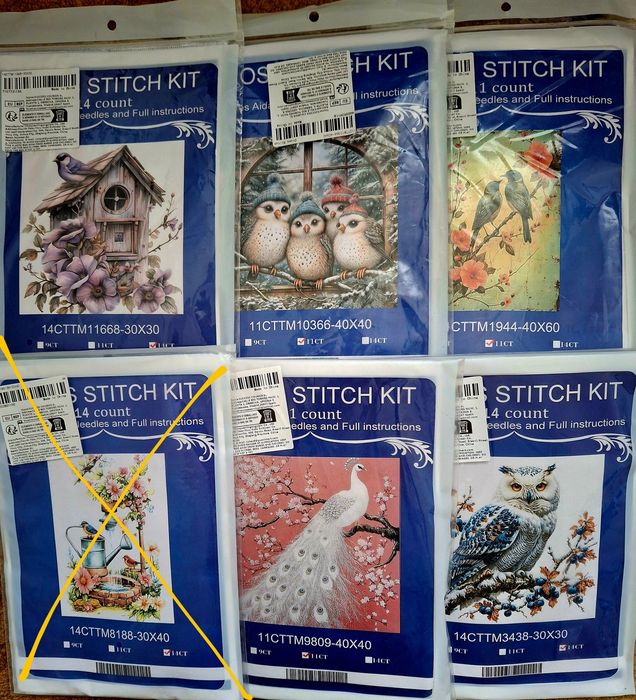 Приємні ціни. Набори для вишивання Cross Stitch Kit. Набор, вышивка.
