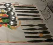 Talheres de mesa - 25 peças em inox - Como Novos