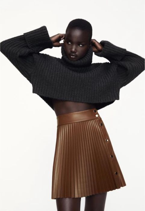 Спідниця zara mini плісе