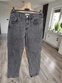 R.40 czarne spodnie jeans jeansy damskie