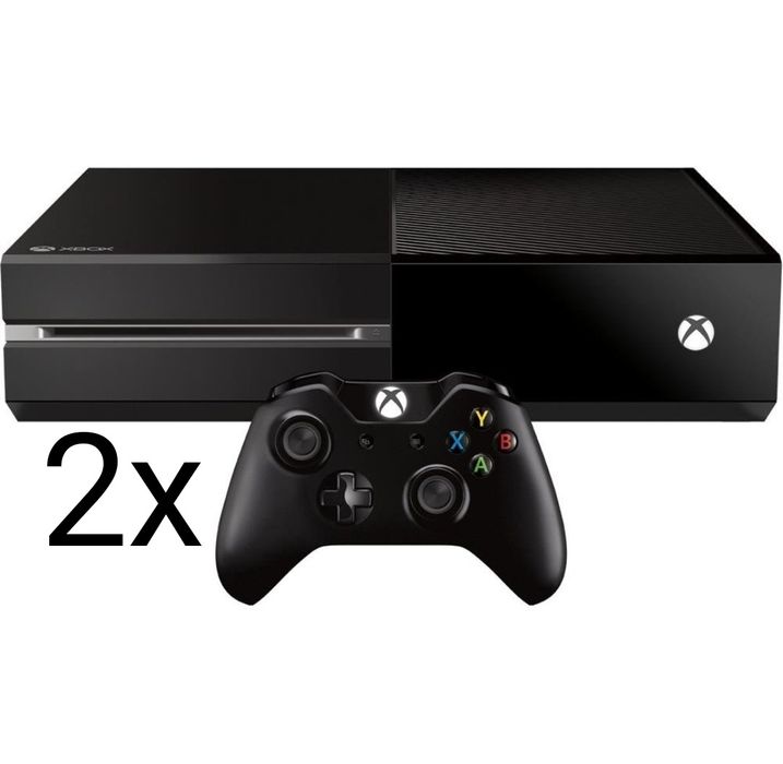 konsola Xbox One + 2 kontrolery/pady+stacja ładująca + zasilacz