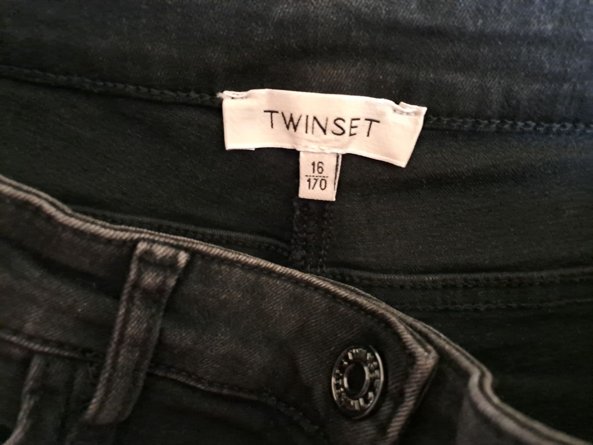 Jeansy Twinset czarne
